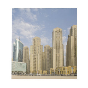 Bloc-note EAU, Dubaï, Marina. Résidence de Jumeirah Beach