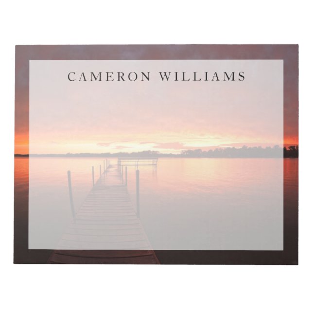 Bloc-note Eau | Lac Minnetonka, Minnesota (Devant)