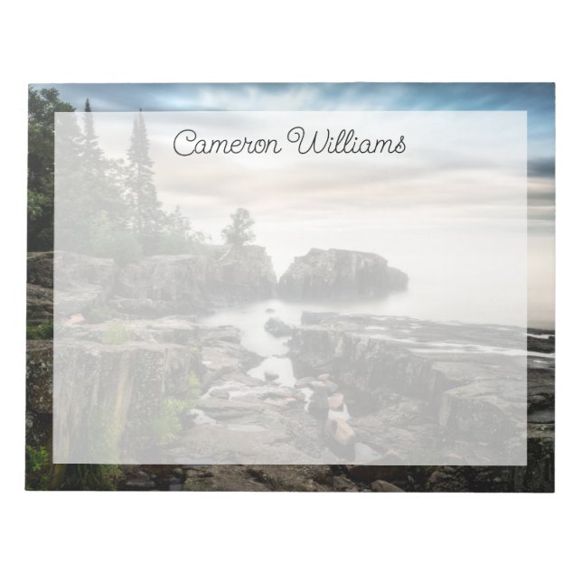 Bloc-note Eau | Lac Supérieur Grand Marais, Minnesota (Devant)