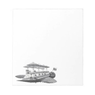 Bloc-note Éclipse vintage de dirigeable de Steampunk de la