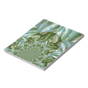 Bloc-note Eco Green Camo Kaleidoscope Art Design d'impressio