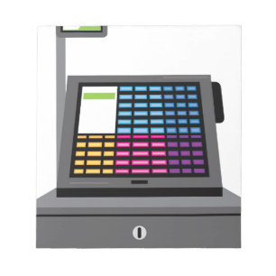 Bloc-note Écran tactile de caisse enregistreuse