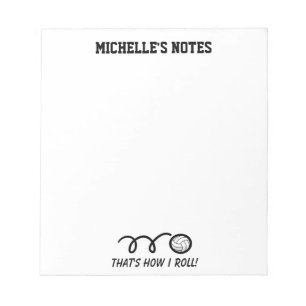 Bloc-note Écriture de mémo sportif de volley-ball personnali