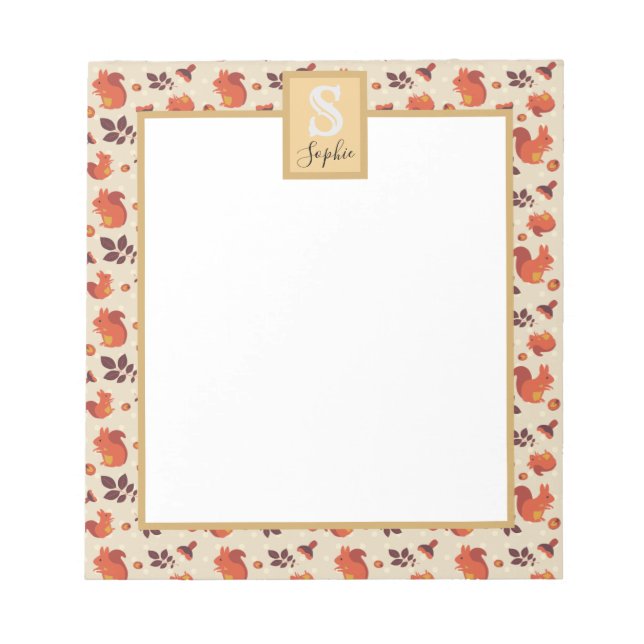 Bloc-note Écureuil (Devant)