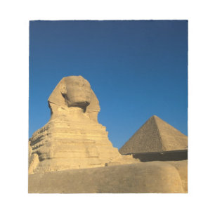 Bloc-note Egypte, Giza, Le Sphinx, Ancien Royaume, Unesco