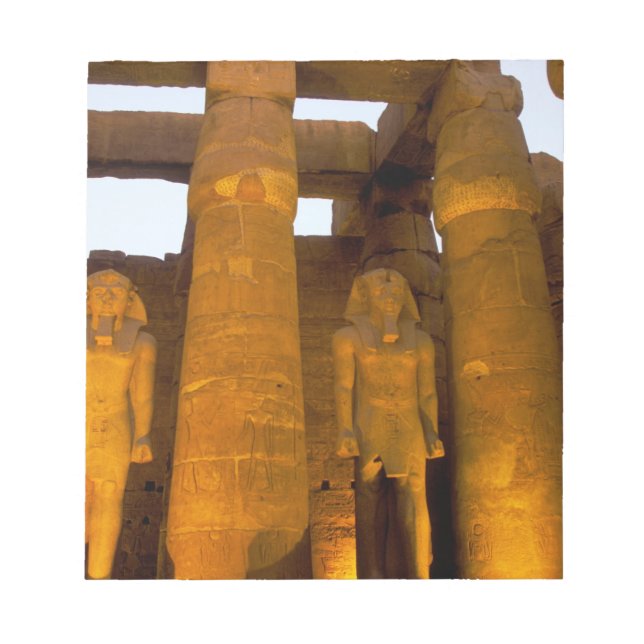 Bloc-note Egypte, Louxor. Temple de Karnack. (Devant)