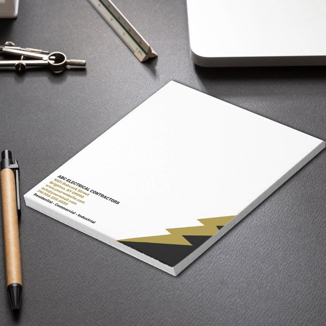 Bloc-note Électricien | Entrepreneur électrique (Créateur téléchargé)