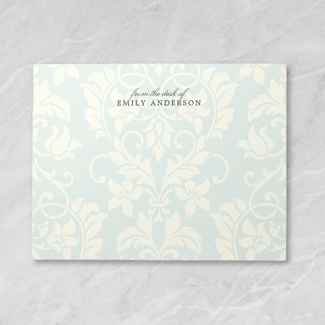 Bloc-note Elégant Pastel Damask Du bureau de (Créateur téléchargé)