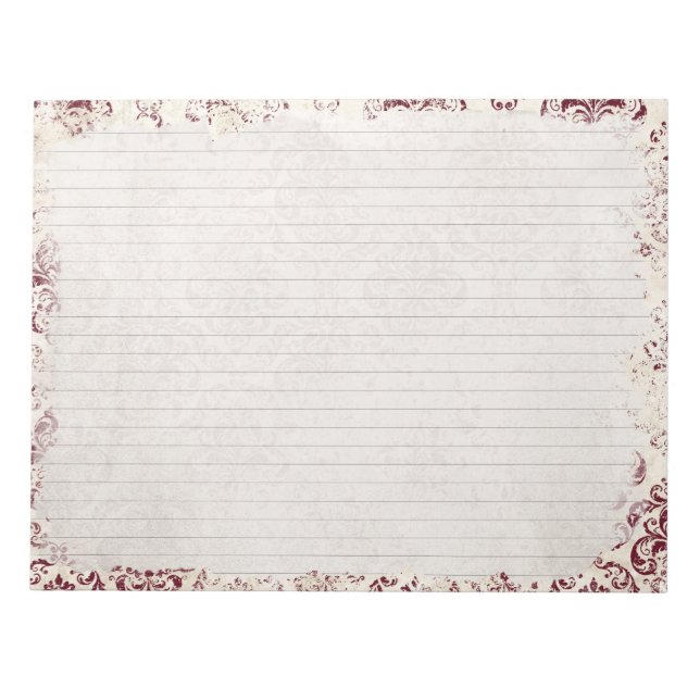 Bloc-note Élégant Vintage (Devant)