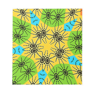 Bloc-note Elégante impression vectorielle africaine Spider M