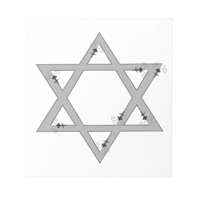 Bloc-note elegent star of david (Devant)