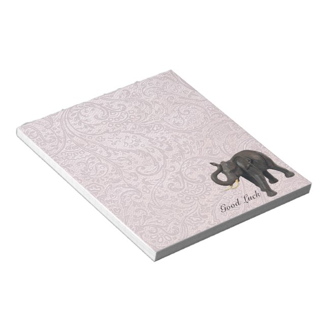 Bloc-note Eléphant de bonne chance 2 (Incliné)