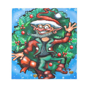 Bloc-note Elf Wreath