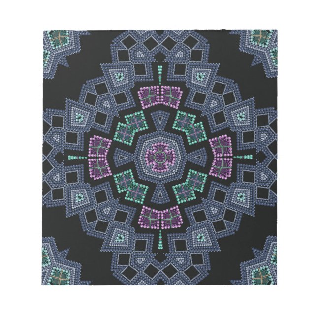 Bloc-note Embroidered beads (Devant)