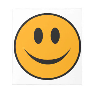 Bloc-note Emoji du visage souriant