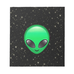 Bloc-note emojis alien
