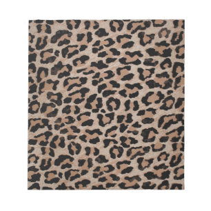 Bloc-note empreinte de léopard cheetah