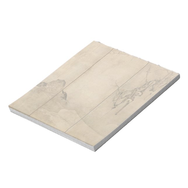 Bloc-note Encre japonaise sur papier Gibbons Primates & Pays (Tourné)