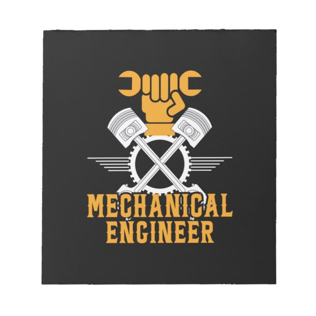 Bloc-note Engineer Mechanical Engineer (Devant)