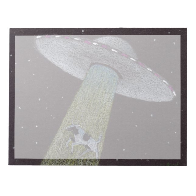 Bloc-note Enlèvement d'Aliens (Devant)