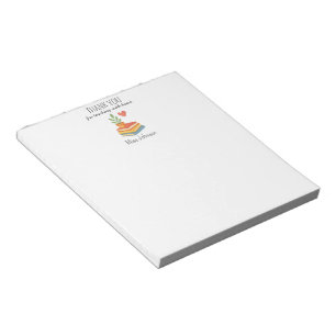 Bloc-note Enseignant Merci - Cadeau d'appréciation du coeur