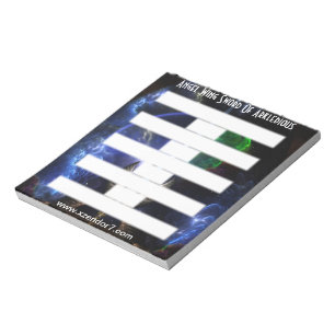 Bloc-note Épée Angel De L'Aile De L'Espace Arkledieux Bloc-N