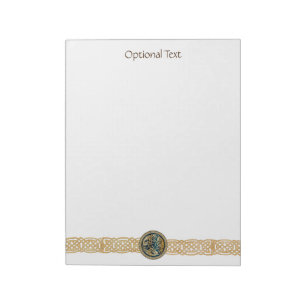 Bloc-note Équipe cycliste Celte Wolf Knotwork Trip