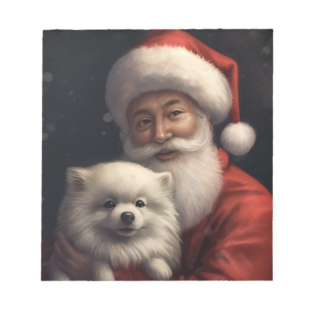 Bloc-note Esquimau américain avec Noël Festif du Père Noël (Devant)