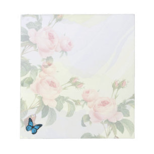 Bloc-note esthétique éphémère conception rose