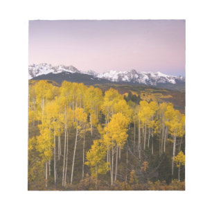 Bloc-note États-Unis, Colorado, Montagnes Rocheuses. Aube d