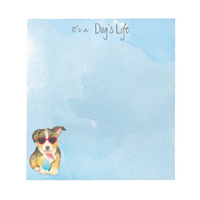 Bloc-note Été Pembroke Welsh Corgi (Devant)