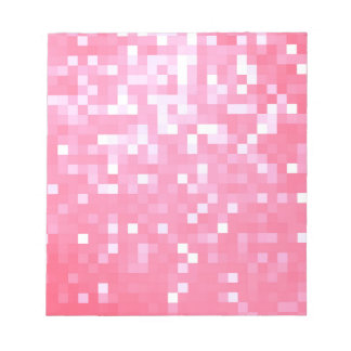 Bloc-note Étincelle de pixel rose