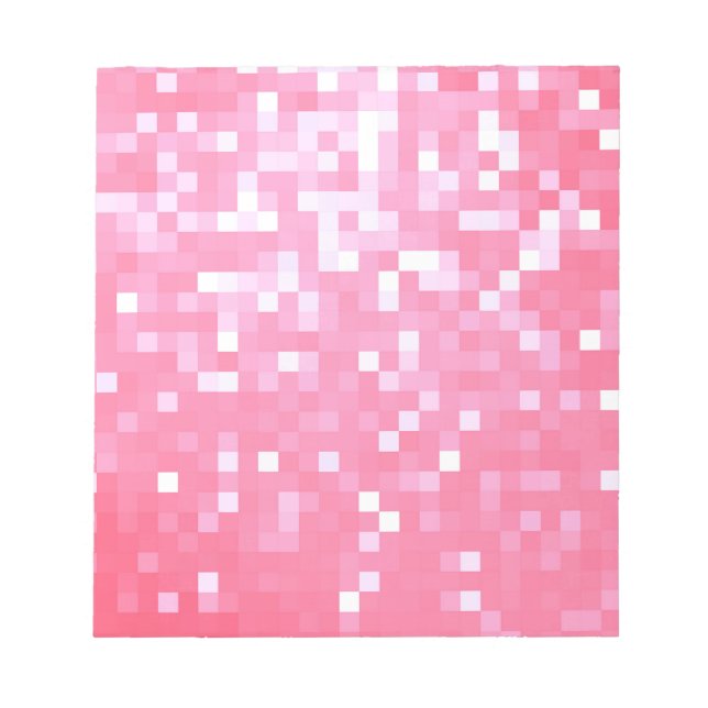 Bloc-note Étincelle de pixel rose (Devant)