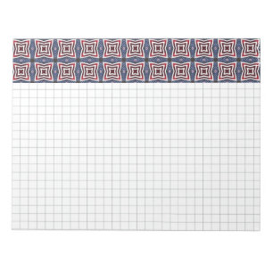 Bloc-note Étoiles patriotiques et rayures Kaleidoscope