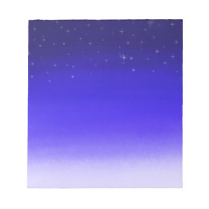 Bloc-note Étoiles scintillantes à la nuit