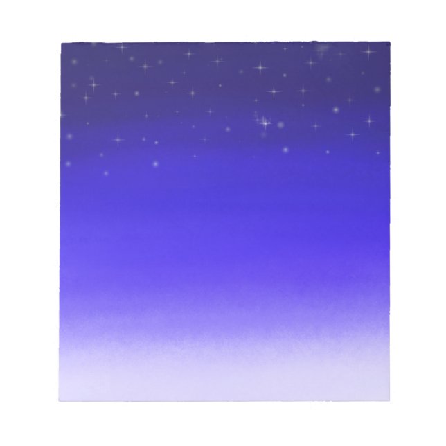 Bloc-note Étoiles scintillantes à la nuit (Devant)
