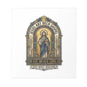 Bloc-note Évangile Jésus Art Déco Jésus Foi Chrétienne Art D