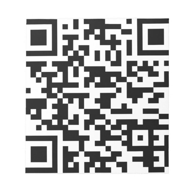 Bloc-note Exemple de code QR Bitcoin (Devant)