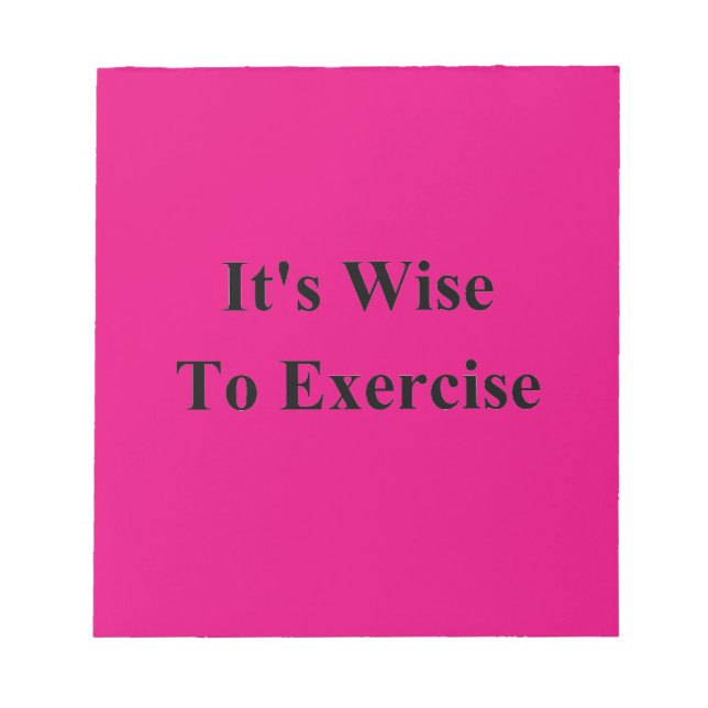 Bloc-note Exercice (Devant)