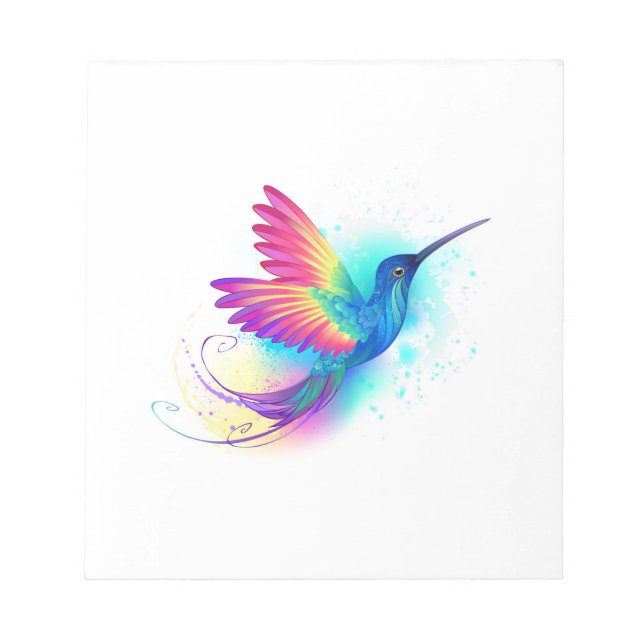Bloc-note Exotic Rainbow Hummingbird (Devant)