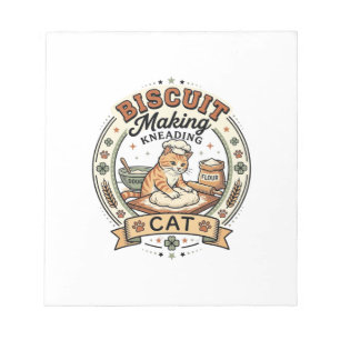 Bloc-note Fabrication de biscuits Pétrissage Chat Fabricatio