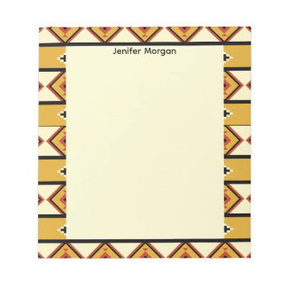 Bloc-note Fabrics Border Stylish Patterns Personalized