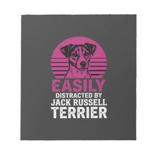 Bloc-note Facilement distrait par Jack Russell Terrier