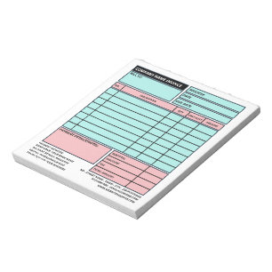 Bloc-note Facture/devis pour petites entreprises professionn