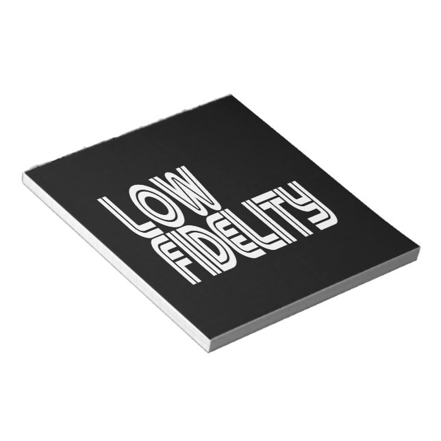 Bloc-note Faible fidélité (Incliné)