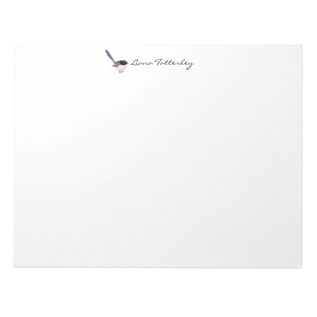 Bloc-note Fairy Wren (Devant)
