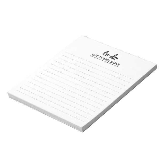 Bloc-note Faites faire les choses (Tourné)