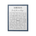 Famille Réunion Bingo Jeu 1