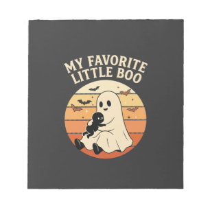 Bloc-note Fantôme de bébé Halloween Little Boo préféré Rétro