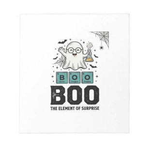 Bloc-note Fantôme d'Halloween Science Drôle Vintage_1